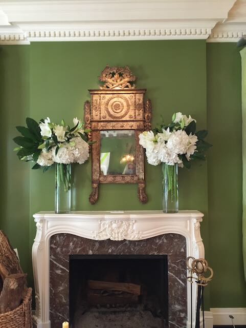 Design Fireplace Floral Arrangement